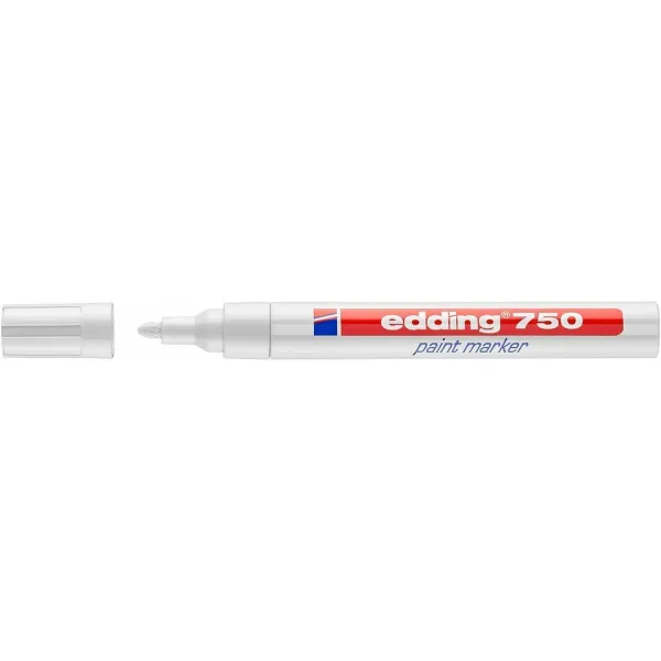 Marķiera Pildspalva Edding 750-49 Balts