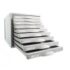 Modular Filing Cabinet Archivo 2000 8409C Aluminium Grey 9 drawers