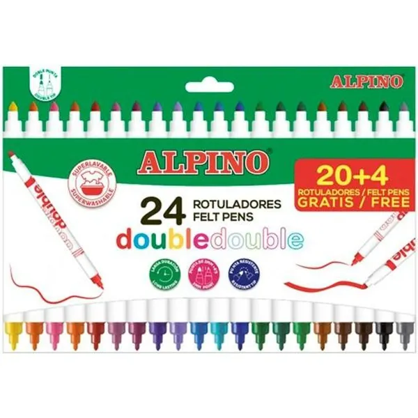 Фетр Alpino Разноцветный 24 Предметы