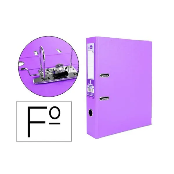 Ring binder Liderpapel AY26 Lilac A4 (1 Unit)
