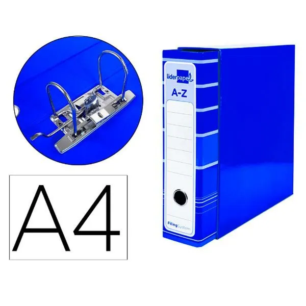 Gredzenveida stiprinājums Liderpapel AZ14 Zils A4 (1 gb.)
