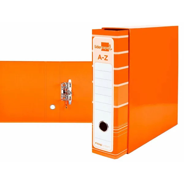 Žiedinis segtuvas Liderpapel AZ90 Oranžinė A4 (1 vnt.)