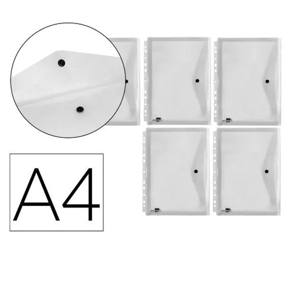 Mape Liderpapel DS49 Caurspīdīgs A4 (5 gb.)