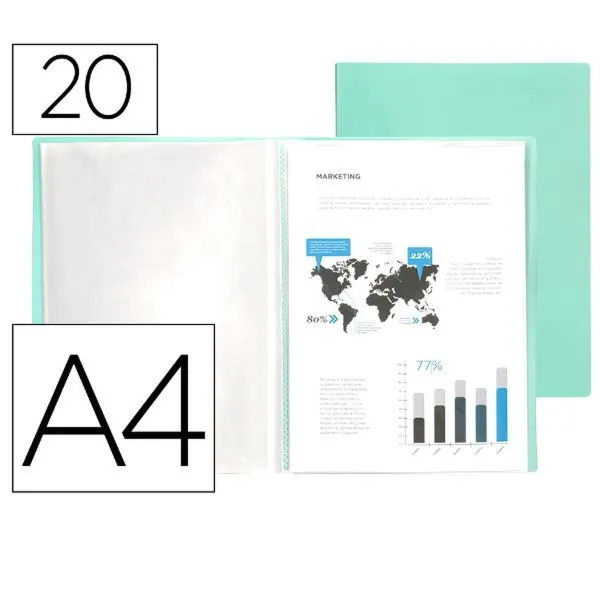 Dokumendihoidik Liderpapel EC71 Roheline A4