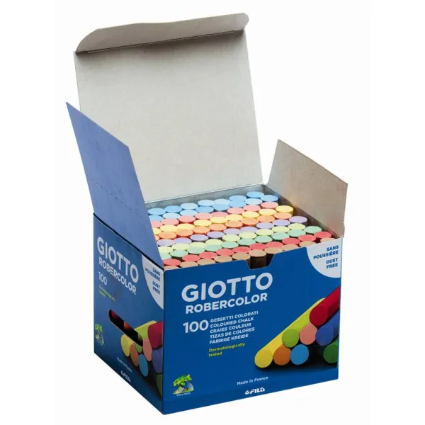 Krītiņi Giotto F539000 Daudzkrāsains Putekļu izturīgs 100 Daudzums