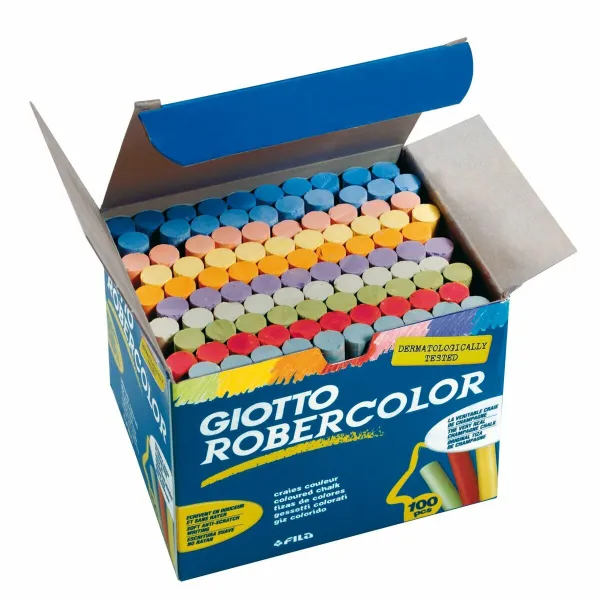 Krītiņi Giotto F539000 Daudzkrāsains Putekļu izturīgs 100 Daudzums