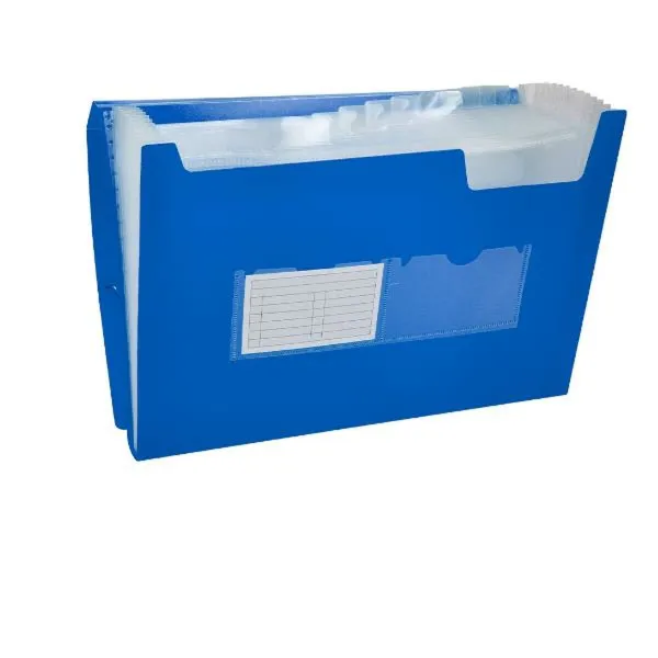 Papkė su skyriais Liderpapel FU12 Mėlyna A4
