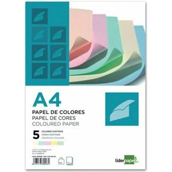 Kancelejas Komplekts Liderpapel PC12 Daudzkrāsains 500 Loksnes