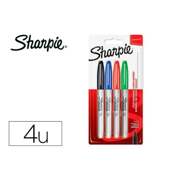 Set of Felt Tip Pens Sharpie 1985858 1 mm (4 Units)