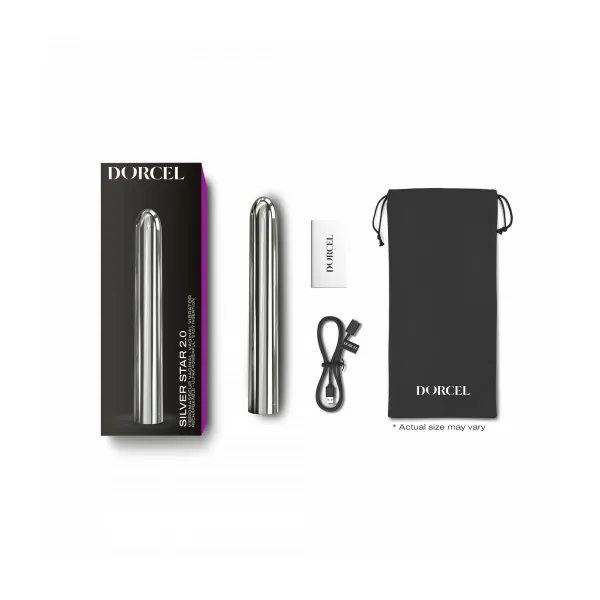 Vibrators Dorcel Sudrabains