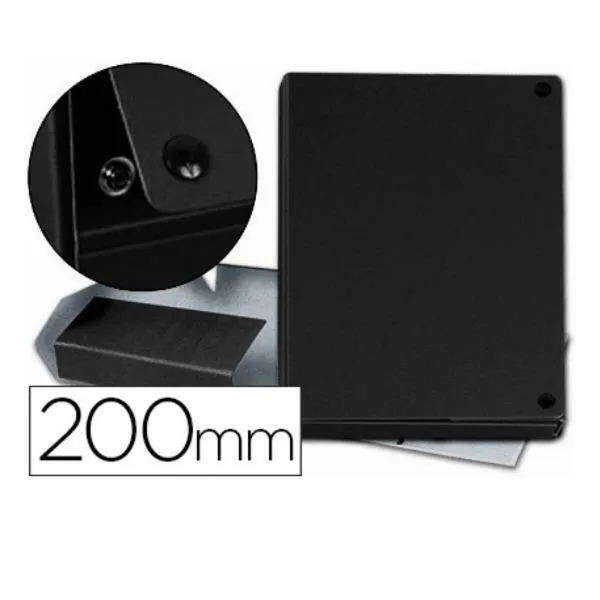Папка Pardo 972001 Чёрный A4 Компактный Застежка (2 штук)