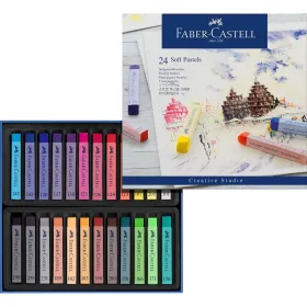 Set of soft pastel chalks Faber-Castell 128324 Multicolour