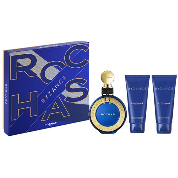 Rochas Byzance Eau De Perfume Spray 90ml Set 3 Pieces