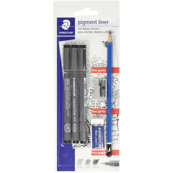 Permanentais marķieris Staedtler 308 SBK3P2 Melns (3 Daudzums)