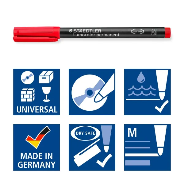 Permanent marker Staedtler 317 C14 1 mm Multicolour