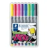 Žymeklių rinkinys Staedtler 318 WP8-1 Žalia (8 Dalys)