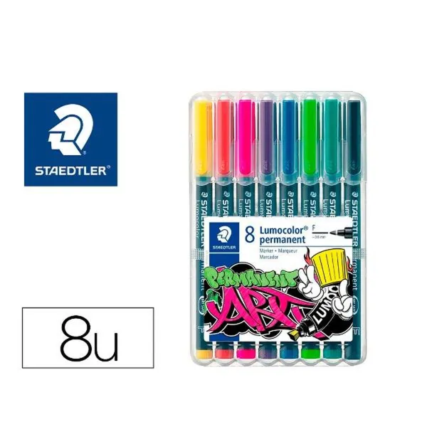 Tussisetti Staedtler 318 WP8-1 Vihreä (8 Kappaletta)