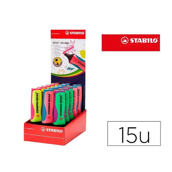 Korostuskynä Stabilo 75/15-1 Monivärinen 15 Kappaletta