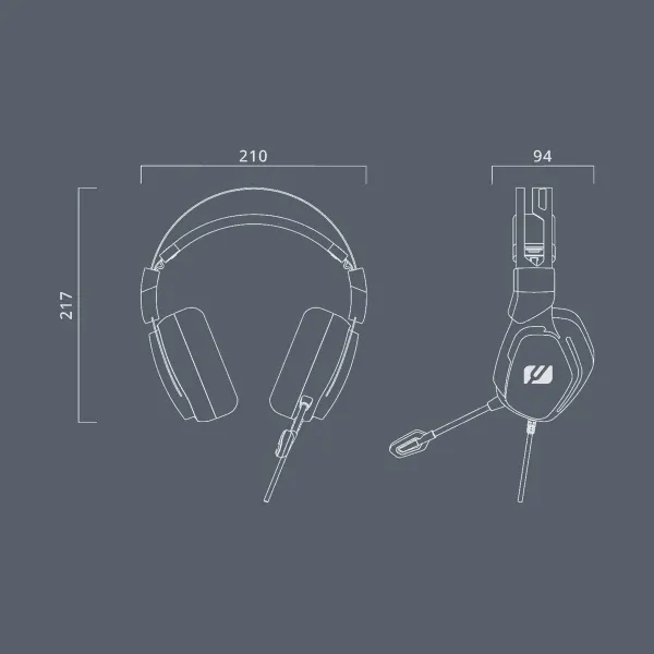 Austiņas Muse M-230 GH Melns