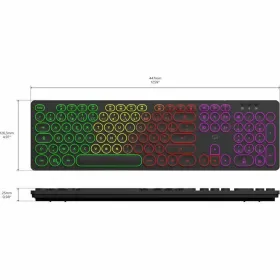 Näppäimistö Mobility Lab AZERTY Musta