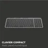 Keyboard Mobility Lab KP450W Compact Black Grey