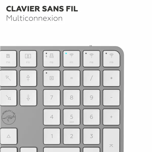 Keyboard Mobility Lab KMP2000W White