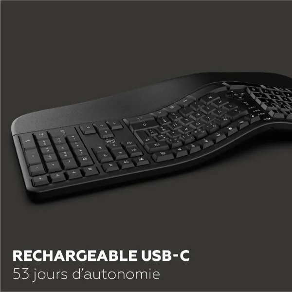 Keyboard Mobility Lab Azerty French Black