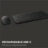 Keyboard and Mouse Mobility Lab CP420W Mini Black AZERTY