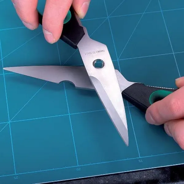 Ножницы Wolfcraft Многофункциональный Сталь Зеленый (21,5 cm)