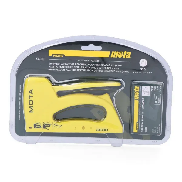 Skavotājs Mota GE30 Classic Nº3 1000 Skavas Dzeltens 8 mm