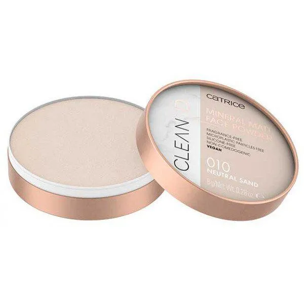 Catrice Clean Id Mineral Matt Face Powder 010-Neutral Sand