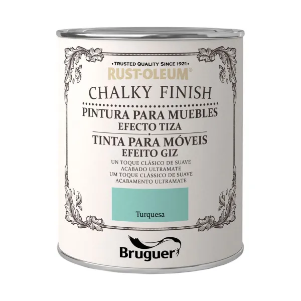 Dažai Bruguer Chalky Finish Turkis 750 ml