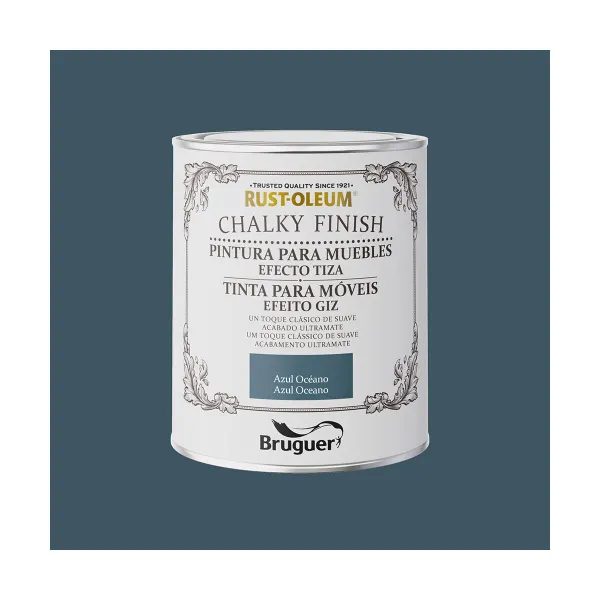 Paint Bruguer Rust-oleum Chalky Finish 5733886 Furniture 750 ml Azul Océano