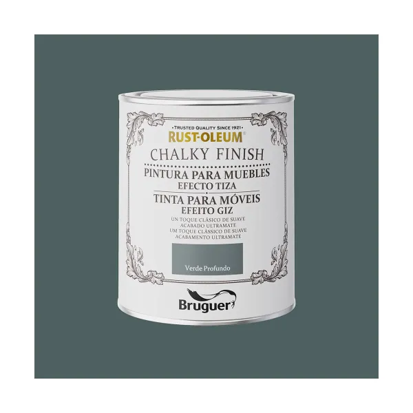 Maali Bruguer Rust-oleum Chalky Finish 5733890 Kalusteet Deep Green 750 ml