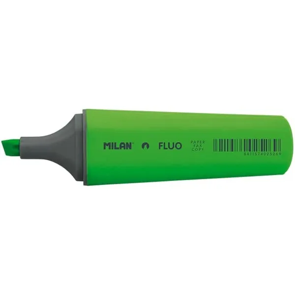 Fluorescējošo Marķieru Komplekts Milan Zaļš (12 gb.)
