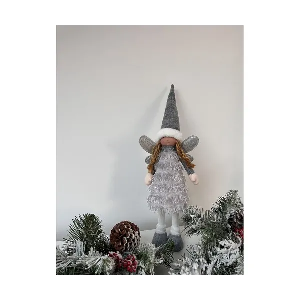Фея - новогодняя статуэтка серого цвета Ruhhy 22343