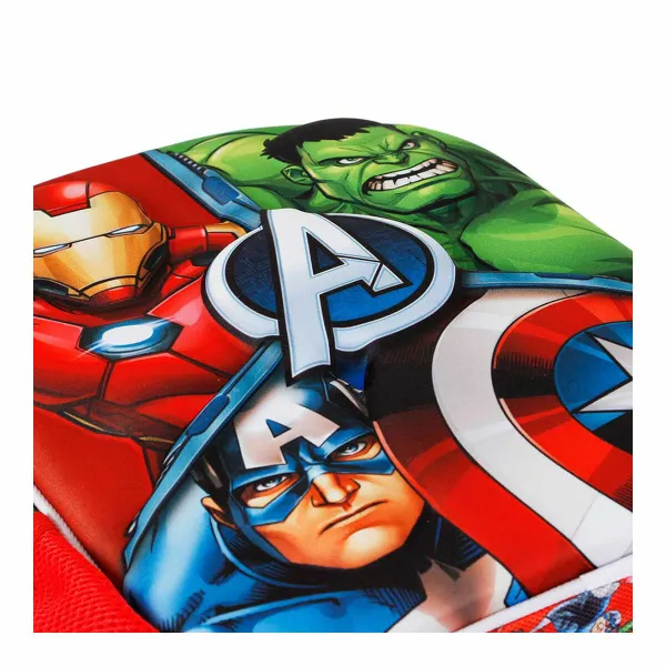 Школьный рюкзак 3D The Avengers Karactermania Красный 26 x 11 x 31 cm