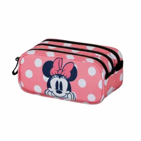 Kolmilokeroinen laukku Minnie Mouse Karactermania Pinkki