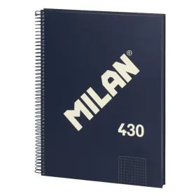 Book of Rings Milan 430 Blue A4 80 Sheets (3 Units)