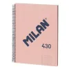 Muistikirja Milan 430 Pinkki A4 80 Levyt (3 osaa)