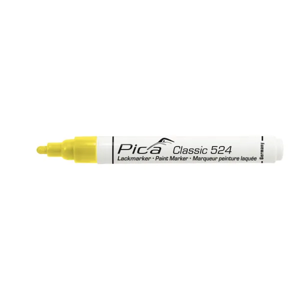 Permanentais marķieris Pica Classic Dzeltens