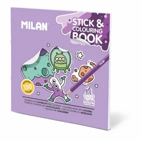 Книжка-раскраска Milan Alien invasion