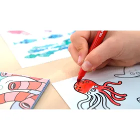 Picture Block for Colouring In Milan Blue odissey