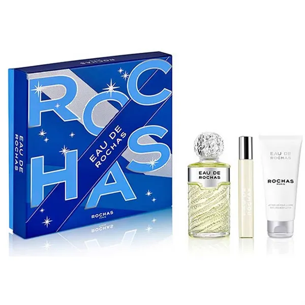 Eau De Rochas Eau De Toilette Spray 100ml Set 3 Pieces