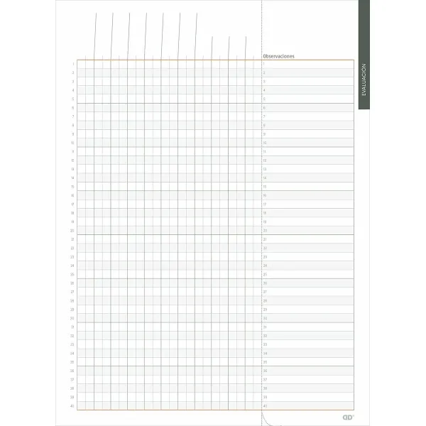 Grafiks Additio Global Skolotājs 24 x 32 cm