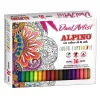 Flomasteru Komplekts Alpino Dual Artist Daudzkrāsains 36 Daudzums