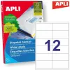 Liimat/etiketit Apli 581288 100 Levyt 97 x 42,4 mm Akryyli Paperi 100 Kappaletta