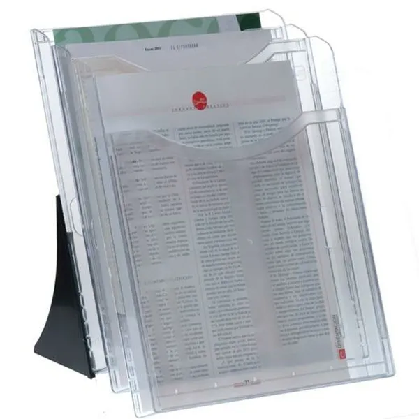 Pöytäesittelyteline Archivo 2000 Archiplay Pöytäliina Din A4 Läpinäkyvä