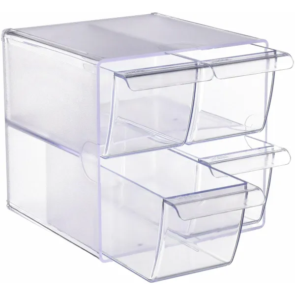 Daudzfunkcionāls Organizators Archivo 2000 Caurspīdīgs 19 x 15 x 15 cm