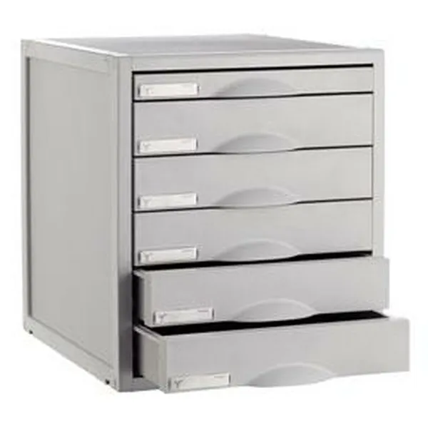 Modular Filing Cabinet Archivo 2000 ArchiSystem 6 atvilktnes Pelēks (35,6 x 31,6 x 36,2 cm)